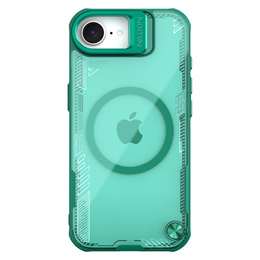 Etui do iPhone 16e, pancerne Nillkin, Icelade Prop, do Magsafe, zielone