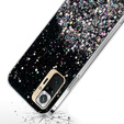 Etui do Xiaomi Redmi Note 10 Pro, Glittery, czarne