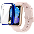 2w1 Etui z osłoną na ekran do Huawei Watch Fit 2, Granatowe