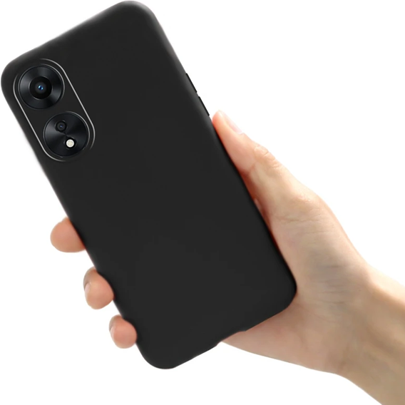 Etui cienkie do Oppo A38 4G / Oppo A18 4G, Slim, czarne