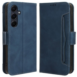 Etui z klapką do Samsung Galaxy A35 5G, Card Slot, niebieskie