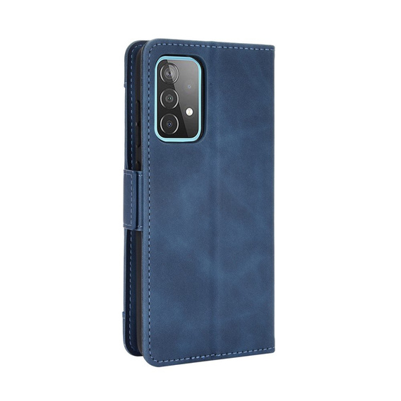 Etui z klapką do Samsung Galaxy A52 / A52s, Card Slot, niebieskie