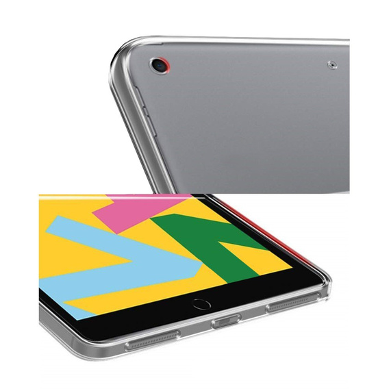 Etui do iPad 10.2" 2021/2020/2019 (9/8/7 gen.), Silikonowe, przezroczyste