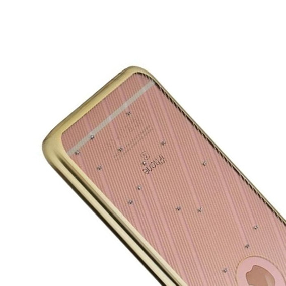 ROCK Etui Meteor Shower Bumper + PC Back do iPhone 6/6S 4.7 - Champagne Gold