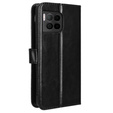 Etui z klapką do T Phone 2 Pro 5G, Crazy Horse Wallet, czarne