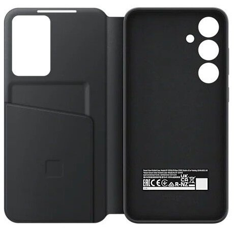 Oryginalne Etui Samsung do Galaxy S24+ Plus, S View Wallet Cover, Czarne