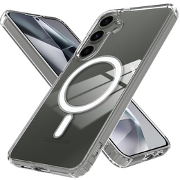 Etui do Samsung Galaxy S24, Fusion Hybrid, do MagSafe, przezroczyste
