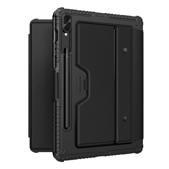 Etui z klawiaturą do Galaxy Tab S9+, NILLKIN Bumper Pen Slot, czarne