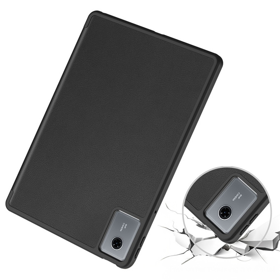 Etui do Lenovo Idea Tab 11" 2025 TB336FU TB336ZU, podstawka, Smartcase z miejscem na rysik, czarne