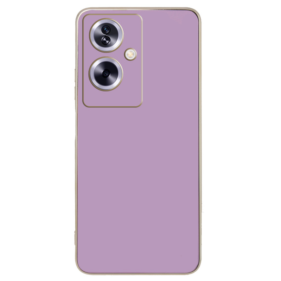 Etui do Oppo A79 5G, Glamour CamShield, fioletowe
