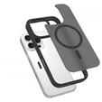 Etui ERBORD z MagSafe do iPhone 16 Pro, Matte Case, aktywny przycisk, matowe / czarne