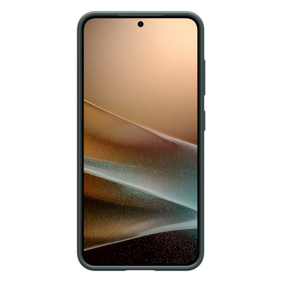 Etui Spigen do Samsung Galaxy S25, Thin Fit Mag, zielone + Szkło hartowane 9H
