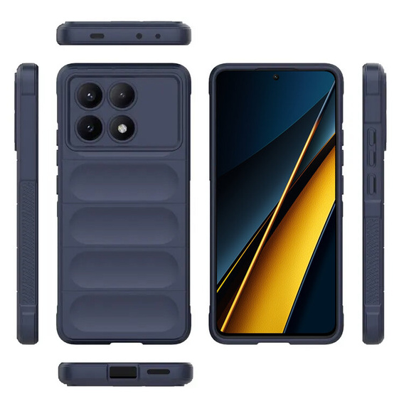 Etui do Xiaomi Poco F6 Pro, Gaming Shockproof, granatowe