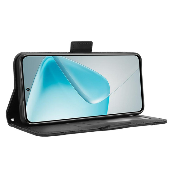 Etui z klapką do Infinix Hot 50 Pro+ 4G, Card Slot, czarne