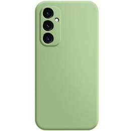 Etui do Samsung Galaxy A25, Silicone Lite, zielone + szkło 9H