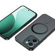Etui Matt Case do Oppo Reno 14, do MagSafe, półprzezroczyste czarne