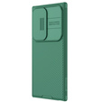 Etui NILLKIN do Samsung Galaxy S24 Ultra, Silicone CamShield Case do MagSafe, zielone