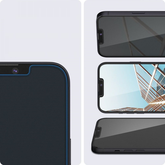 SPIGEN Szkło Hartowane Prywatyzujące do iPhone 13 Pro Max, Glas.TR Privacy