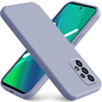 Zestaw Etui Silicone Lite do Samsung Galaxy A53 5G, Fioletowe + Szkło