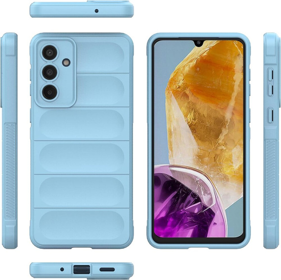 Etui do Samsung Galaxy M55 5G, Gaming Shockproof, niebieskie
