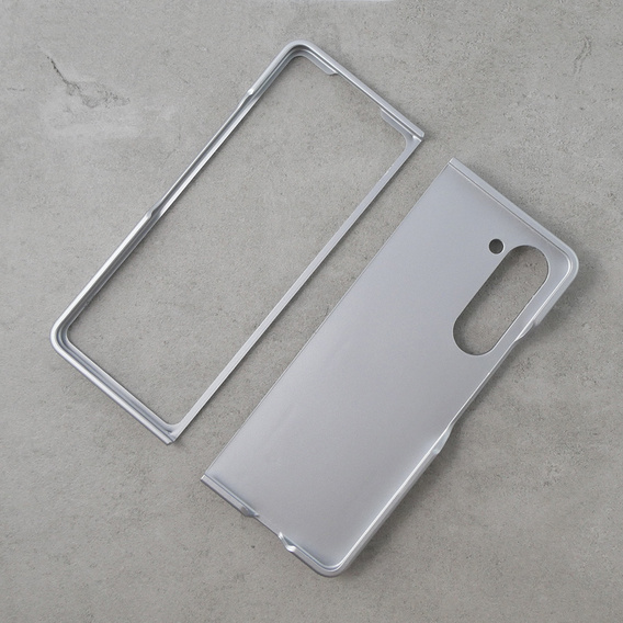 Etui pancerne do Samsung Galaxy Z Fold5 5G, CamShield Slide, srebrne