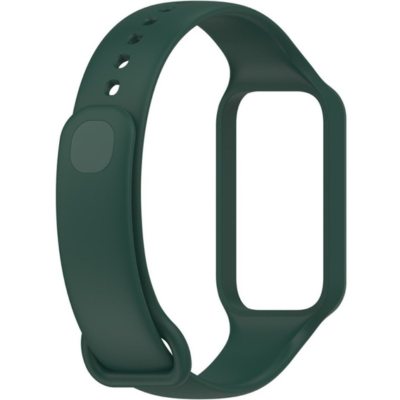 Pasek Silikonowy do Xiaomi Redmi Smart Band 2 / Xiaomi Smart Mi Band 8 Active, Zielony