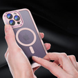 Etui do iPhone 15 Pro Max, ERBORD Impact Guard, do MagSafe, różowe