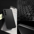 Etui Spigen do Samsung Galaxy A35 5G, Liquid Air, czarne + Szkło