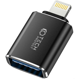 Tech-Protect Adapter USB-A do Lightning, Czarny