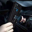 Etui pancerne do Samsung Galaxy M21, Nox Case Ring, czarne