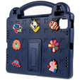 Etui do iPad Air 11" 2025/2024 (7/6 gen.), Cute Patterns, z podstawką, granatowe