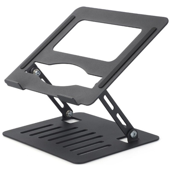 Aluminiowa podstawka do laptopa do 17" cali, czarna