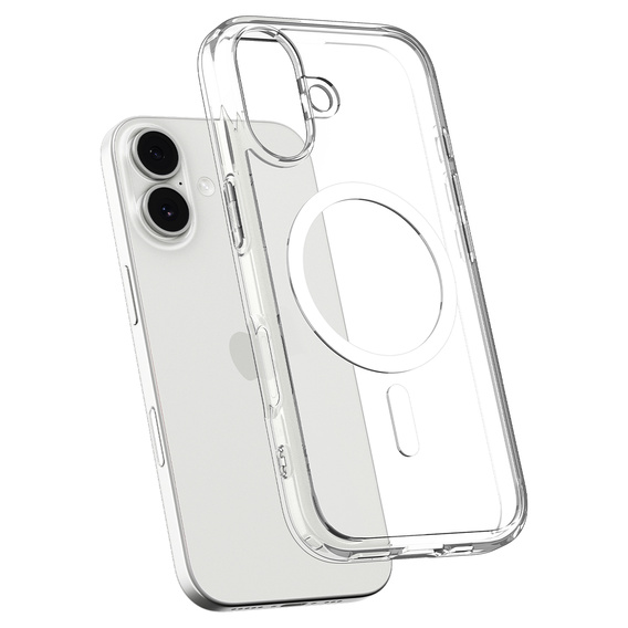 Etui Spigen Ultra Hybrid MagSafe do iPhone 17, Clear/White