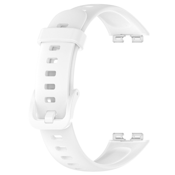 Pasek Silikonowy do Huawei Band 8 / Huawei Band 9 / Huawei Band 10, Biały, Jasnozielony, Czerwony
