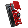 Etui pancerne do Infinix Note 40 Pro Plus, CamShield Slide, czerwone
