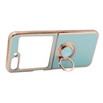 Etui do Samsung Galaxy Z Flip 5 5G, Electro Ring, miętowe