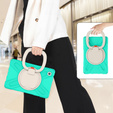 Etui dla dzieci do Samsung Galaxy Tab A7 Lite 8.7 T220/T225, Pancerne, dziecięce, Zielone / Szare