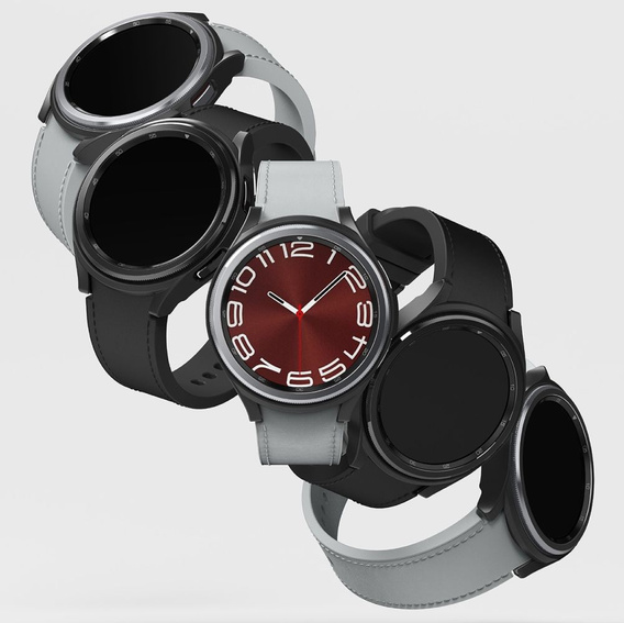 Etui Ringke Slim do Samsung Galaxy Watch 6 Classic 43mm, 2-Pack, Przezroczyste / Czarne