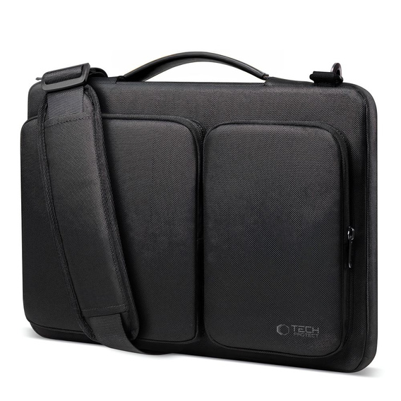 Tech-Protect Defender Bag, Etui Torba do laptopów 15-16 cali, Czarna