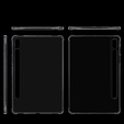 Etui do Samsung Galaxy Tab S9, z miejscem na rysik, Silikonowe, Przezroczyste