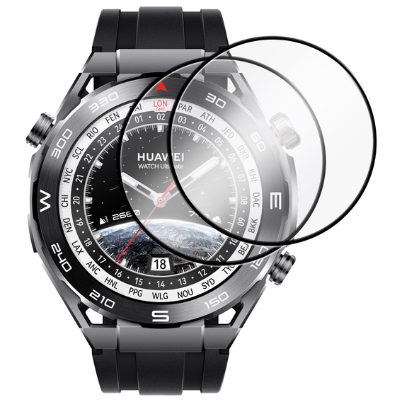 2x Szkło Hybrydowe ERBORD do Huawei Watch Ultimate