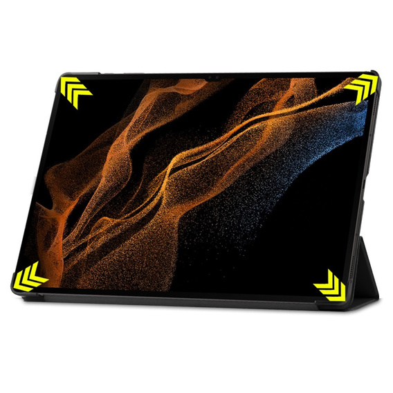 Etui do Samsung Galaxy Tab S9 Ultra, Smartcase, czarne