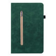 Etui do Lenovo Tab P11 Pro Gen 2 TB132FU TB132XU 11.2", Wallet Pen Slot, zielone