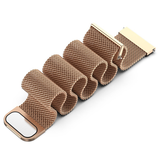 Uniwersalna Bransoleta Milanese Band 22mm, Różowa rose gold