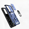 Etui pancerne do Xiaomi 12T 5G / 12T Pro 5G, CamShield Slide, granatowe