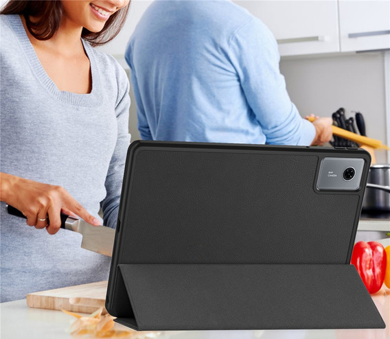 Etui do Lenovo Idea Tab 11" 2025 TB336FU TB336ZU, podstawka, Smartcase z miejscem na rysik, czarne