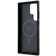 Etui GUESS do Samsung Galaxy S24 Ultra, 4G Ring Classic Logo, szare