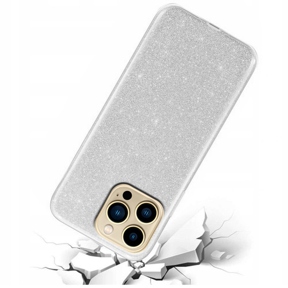Etui Glitter Case do iPhone 13 Pro Max, Silver