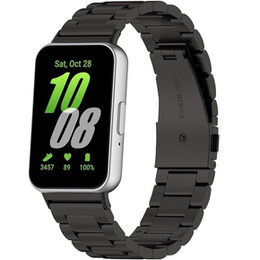 Bransoleta Stalowa do Samsung Galaxy Fit 3, Czarna