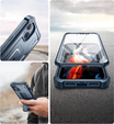 Etui pancerne do iPhone 13 / 14, Dexnor Full Body, granatowe